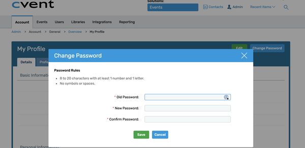 CVent dumb password rule screenshot